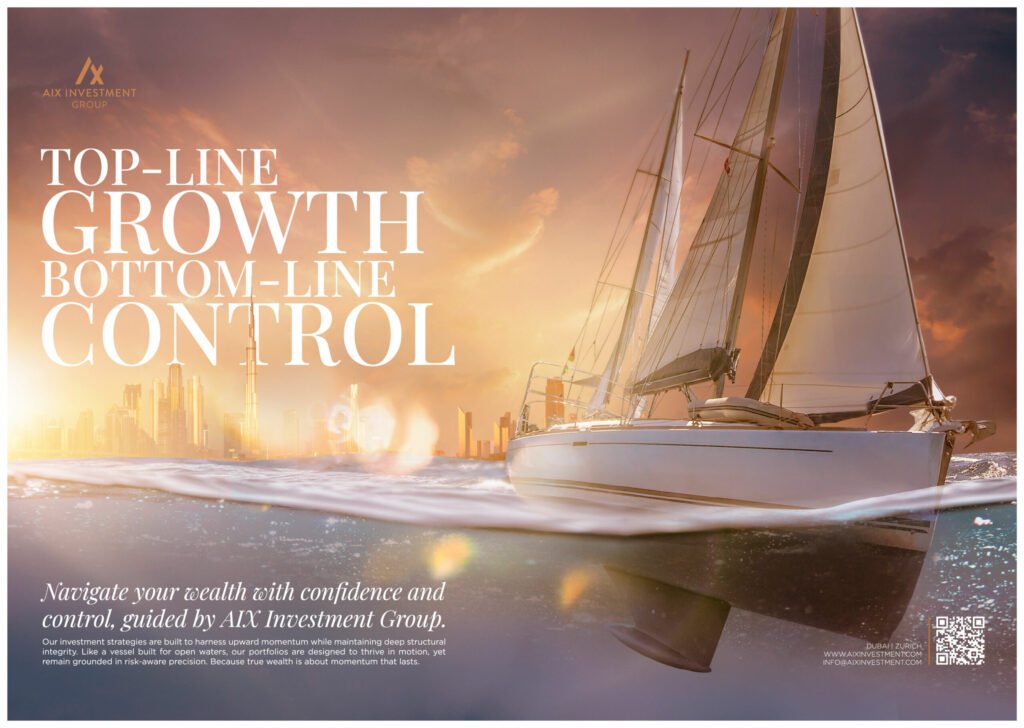 aix investment group featured in icon magazine by rolls royce motor cars dubai scaled